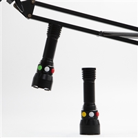 鼎轩SZSW2701多功能袖珍信号灯2200mAh磁吸式三色手电筒Type-c