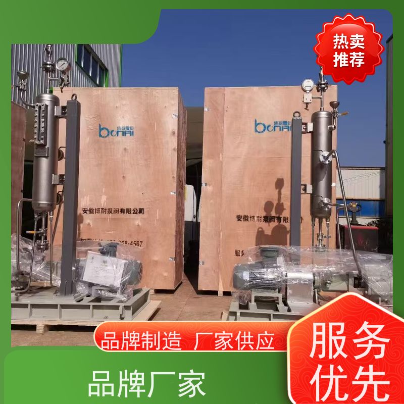 博耐 压滤机入料泵 衬氟碳合金 30年生产经验 无火花铝制防护罩