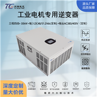 工厂上新30kW大功率逆变器48V转380V/400V工业电机专用电源转换器