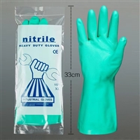 Nitrile绿丁腈手套绿丁腈加厚耐磨舒适工业防化酸碱丁腈橡胶手套