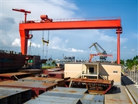 浙江宁波造船门式起重机厂家单双小车船用龙门吊