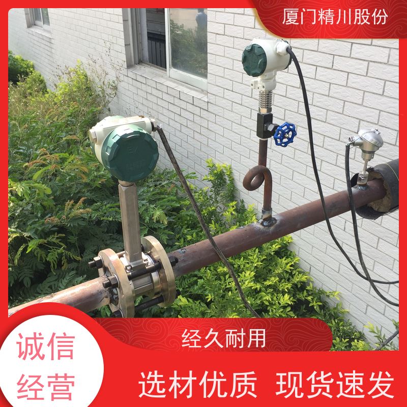 精川股份 合成革厂 过热蒸汽流量计 测量精度高 服务量少