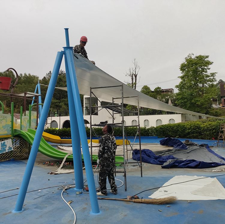 厚朴膜结构 出售 游乐园膜结构 遮风避雨 不易变形 外形美观