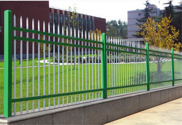 工业区锌钢护栏网方管组装围栏学校防盗防攀爬翻越栅栏安装方便 