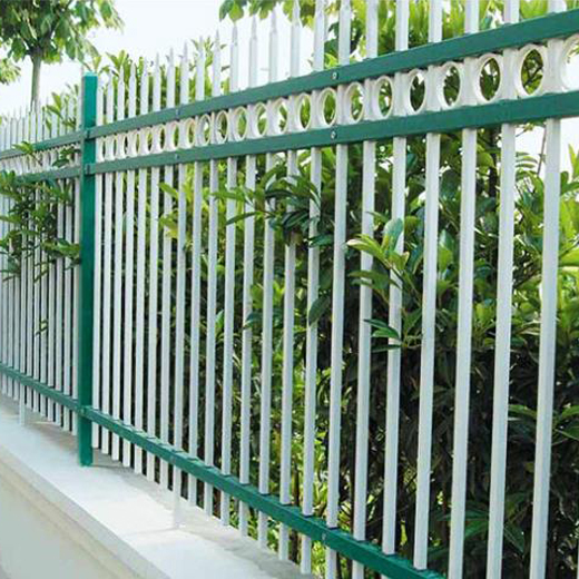 学校锌钢围栏网新型围墙栅栏别墅庭院防护栏杆安装方便 