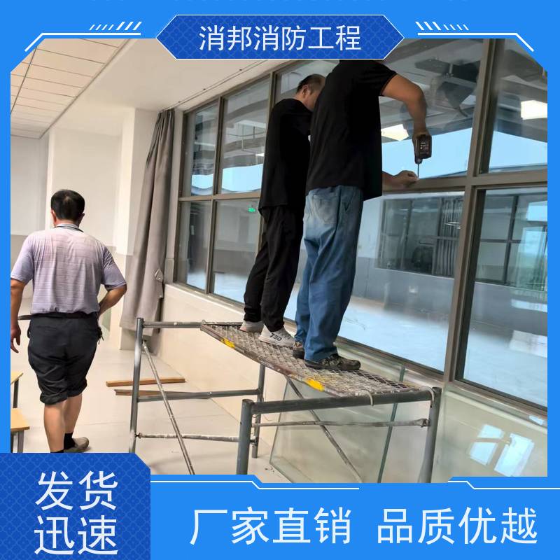 隔热型钢质防火窗 静电喷涂耐火窗 抗压性好资质全 承接工程 博思盾