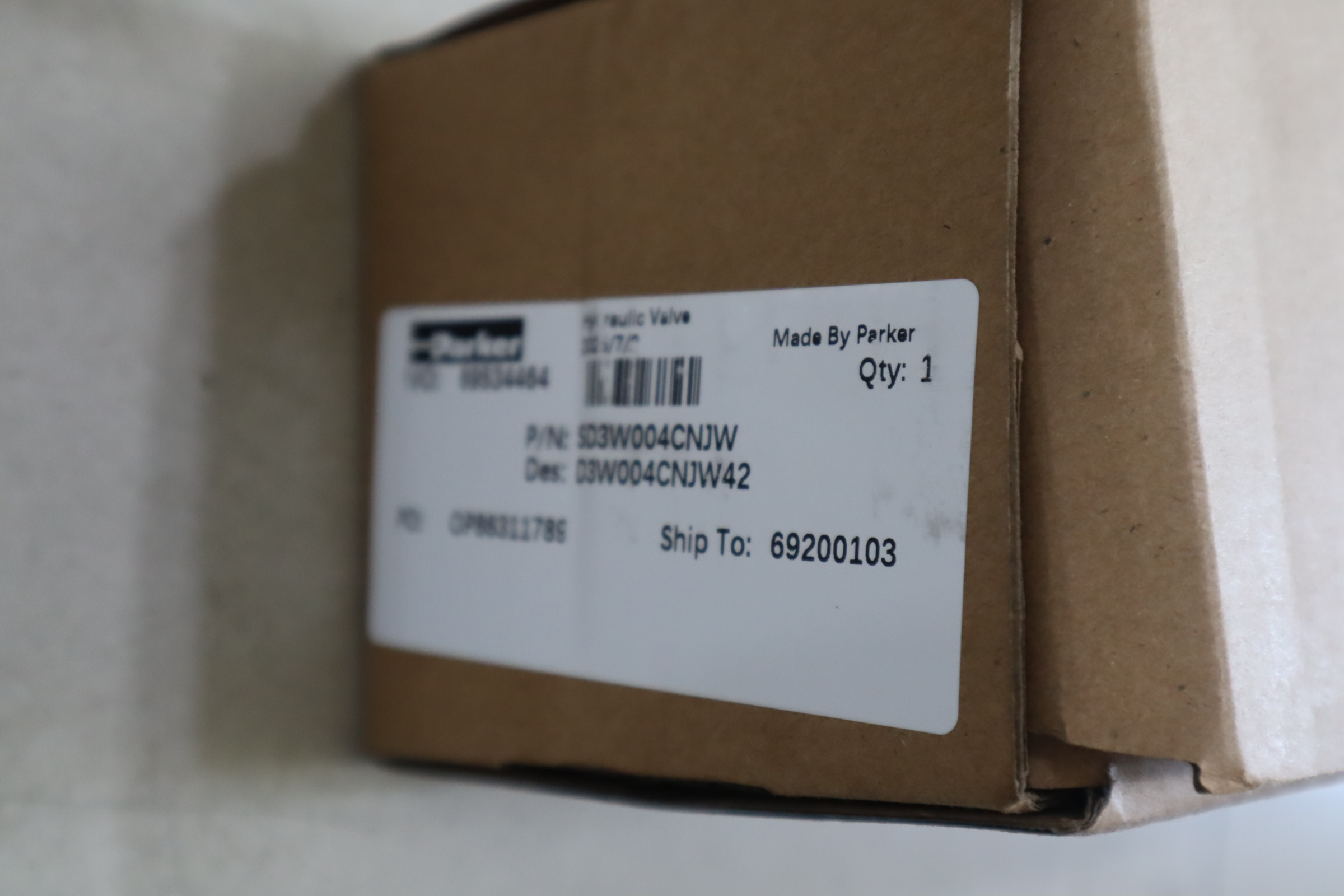 D3W004CNJW42 SD3W004CNJW 美国派克PARKER电磁阀