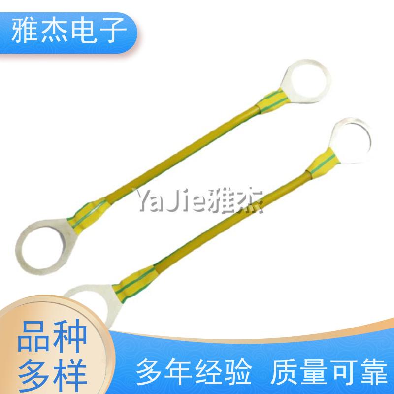 铜编织带软连接 法兰桥架静电跨接线 镀锡铜编织接地线