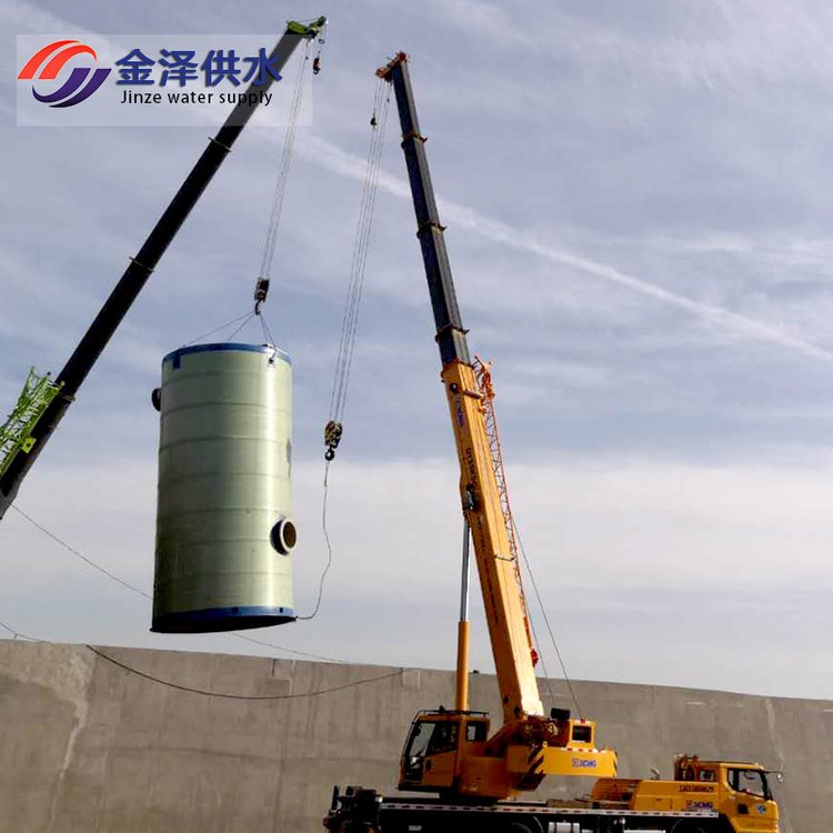 玻璃钢筒体 一体化提升泵站厂家 秦淮区 农业灌溉 维护成本低