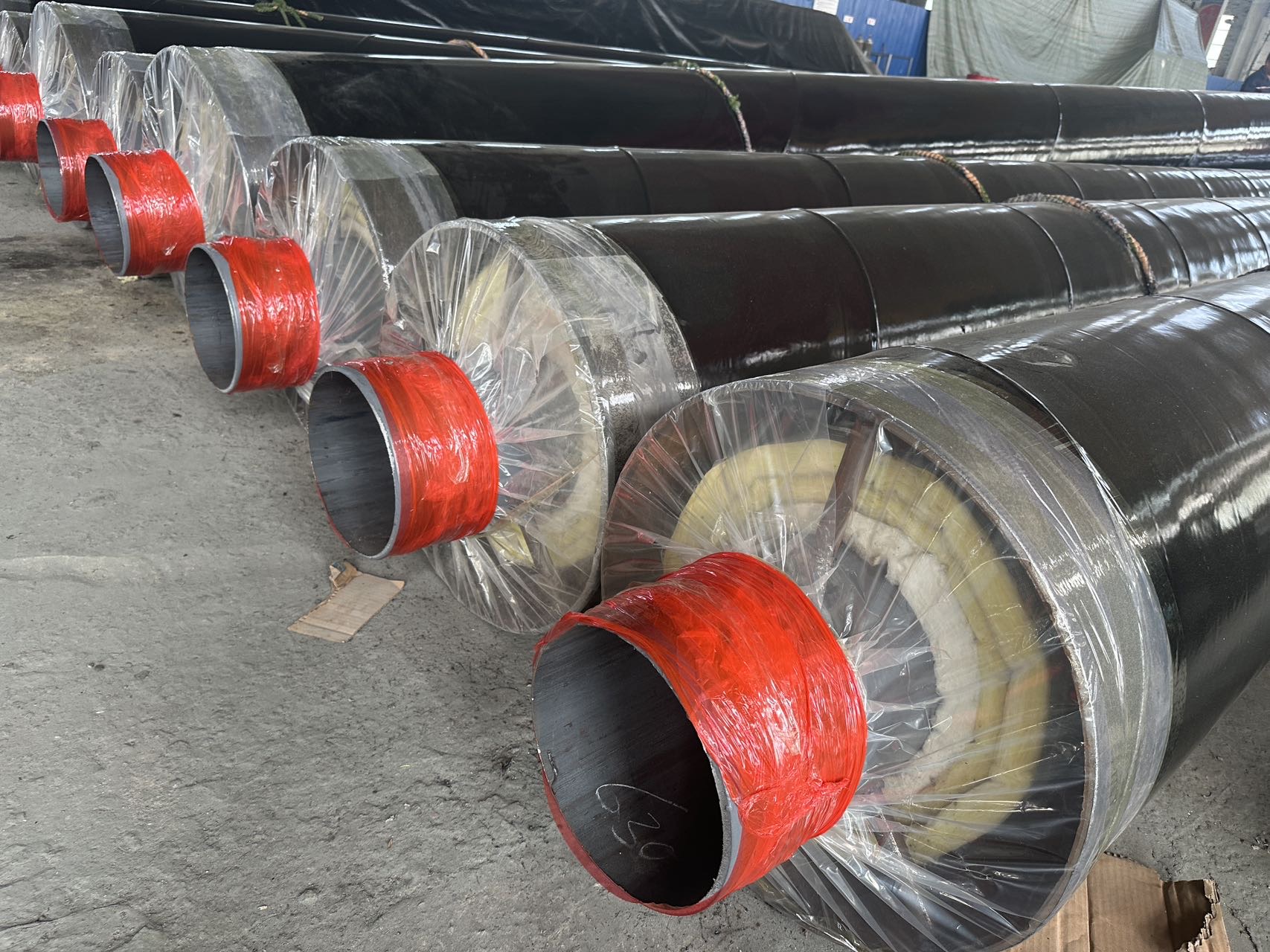 钢套钢蒸汽保温管