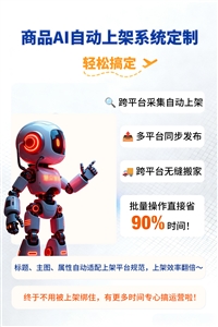 商品AI自动上架系统定制 轻松搞定
