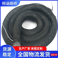 供应不锈钢弹簧钢管 渗水弹簧钢管 1.2x15黑色裹丝不锈钢管