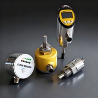 G1/2 油/水热监测流量变送器 流量温度一体开关传感器 支持定制