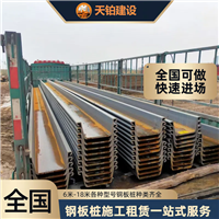 甘肃钢板桩丰富施工经验 欢迎致电咨询