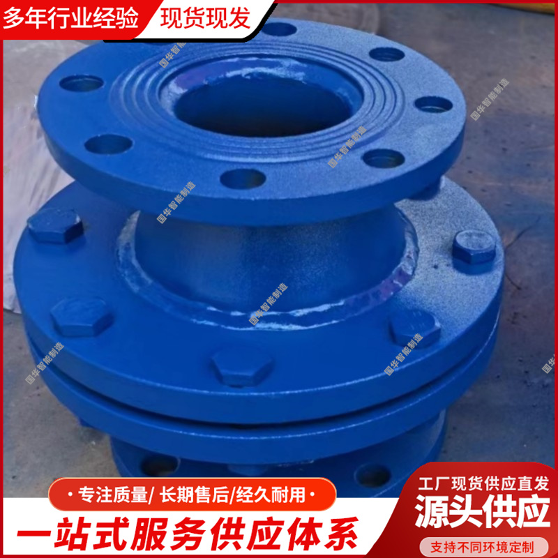 国华智能制造 法兰连接GZW-150阻爆轰管道阻火器