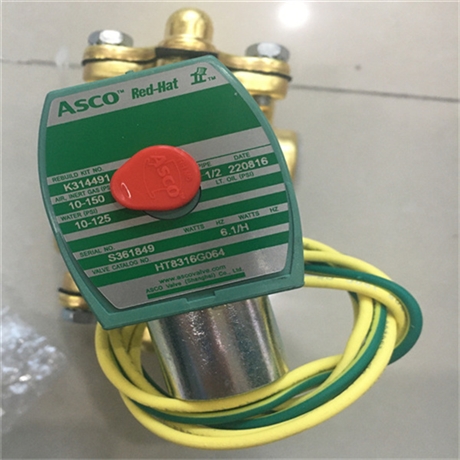 ASCO两位五通电磁阀规格WSJE8551A322 MO DC24V