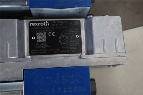 4WREE6WA16-3X/V/24A1 R901497575 力士乐REXROTH比例阀