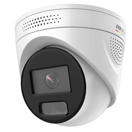 海康威视400万臻全彩2.0海螺型PoE网络摄像机对讲型