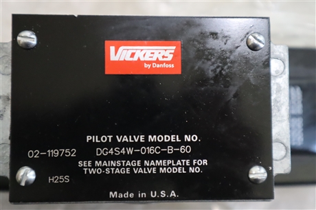 DG4S4W-016C-B-60 02-119752 P/N 868982 威格士VICKERS DANFOSS