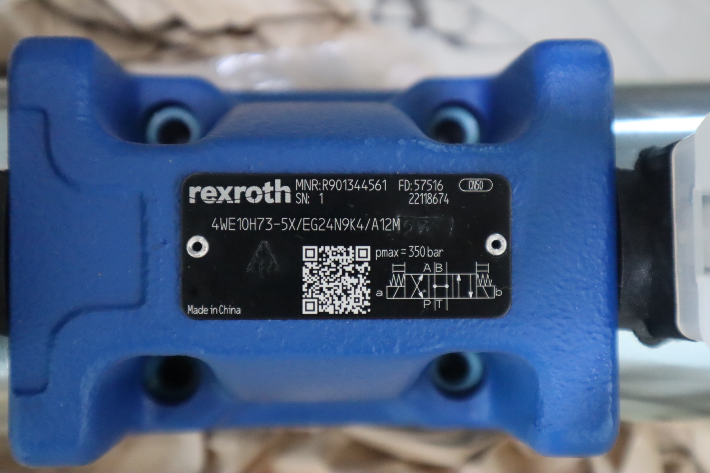 4WE10H73-5X/EG24N9K4/A12M R901344561 德国力士乐REXROTH电磁阀