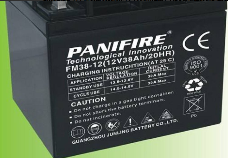PANIFIRE力士顿蓄电池FM200-12 12V200AH安全环保无污染