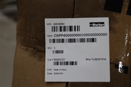 OSPP400000000200000000000美国 派克PARKER