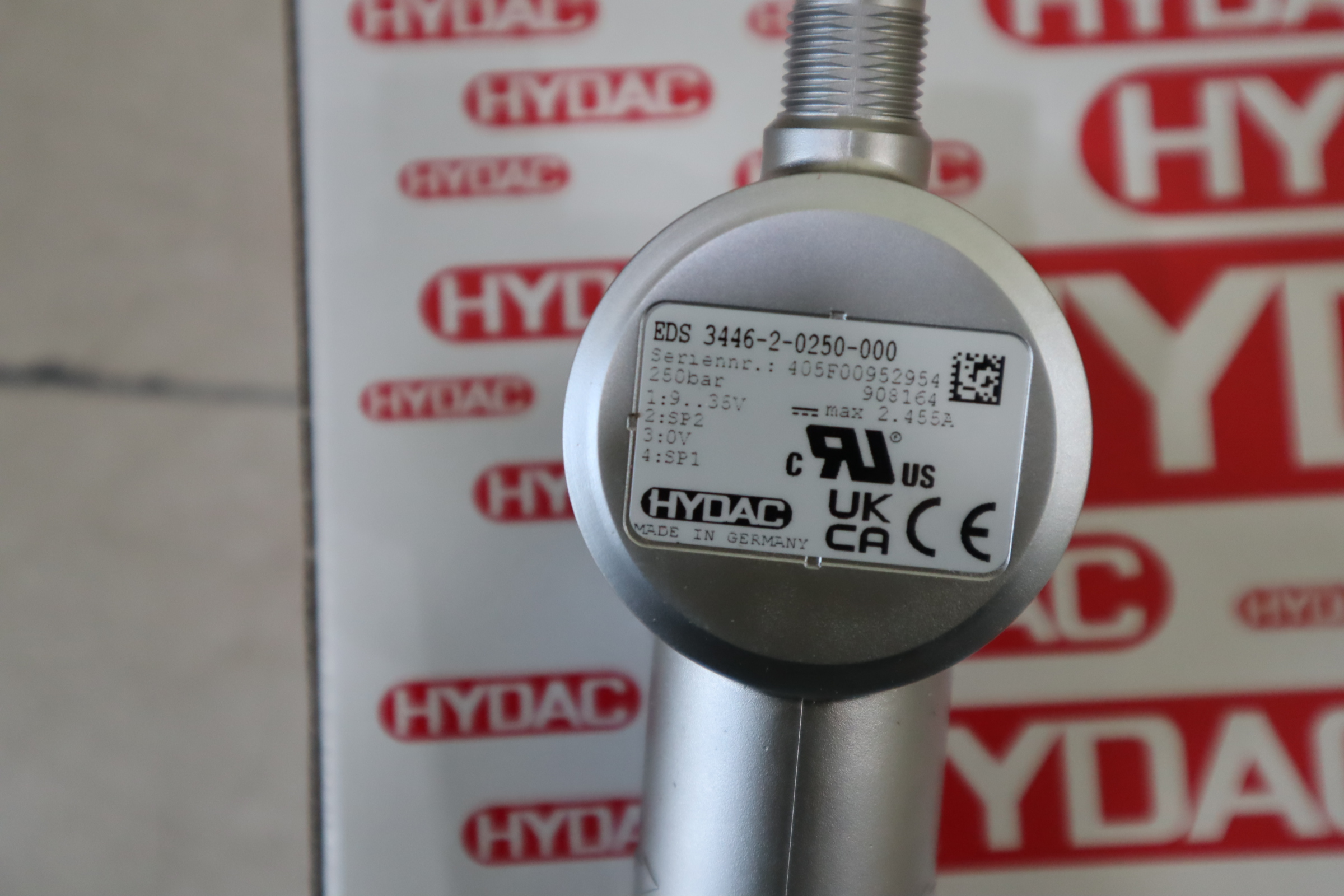 EDS 3446-2-0250-000 908164 德国贺德克HYDAC压力温度传感器