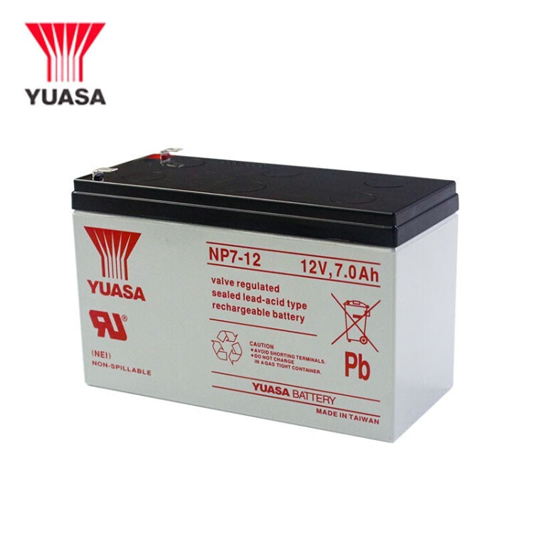 汤浅蓄电池NP7-12UL证书12V7AH机房UPS电源直流屏电梯照明备用