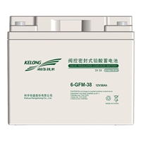 KELONG科华蓄电池6-GFM-38技术12V38AH后备电源直流屏储能