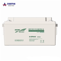 KELONG科华蓄电池6-GFM-65免维护12V65AH直流屏机房UPS电源后备