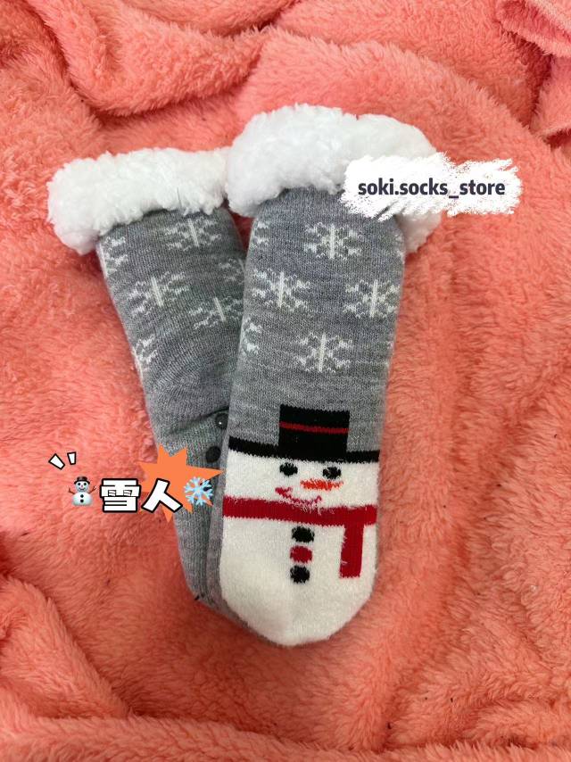 雪人点胶圣诞系列加厚加绒