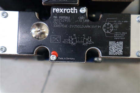 3DREPE6C-2X/25EG24N9K31/F1M R900958848 力士乐REXROTH比例阀