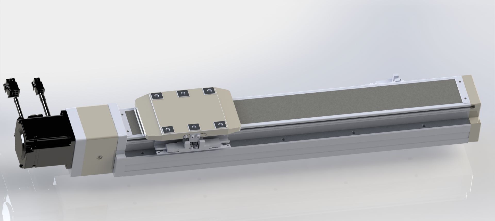 内嵌式全封闭直线模组