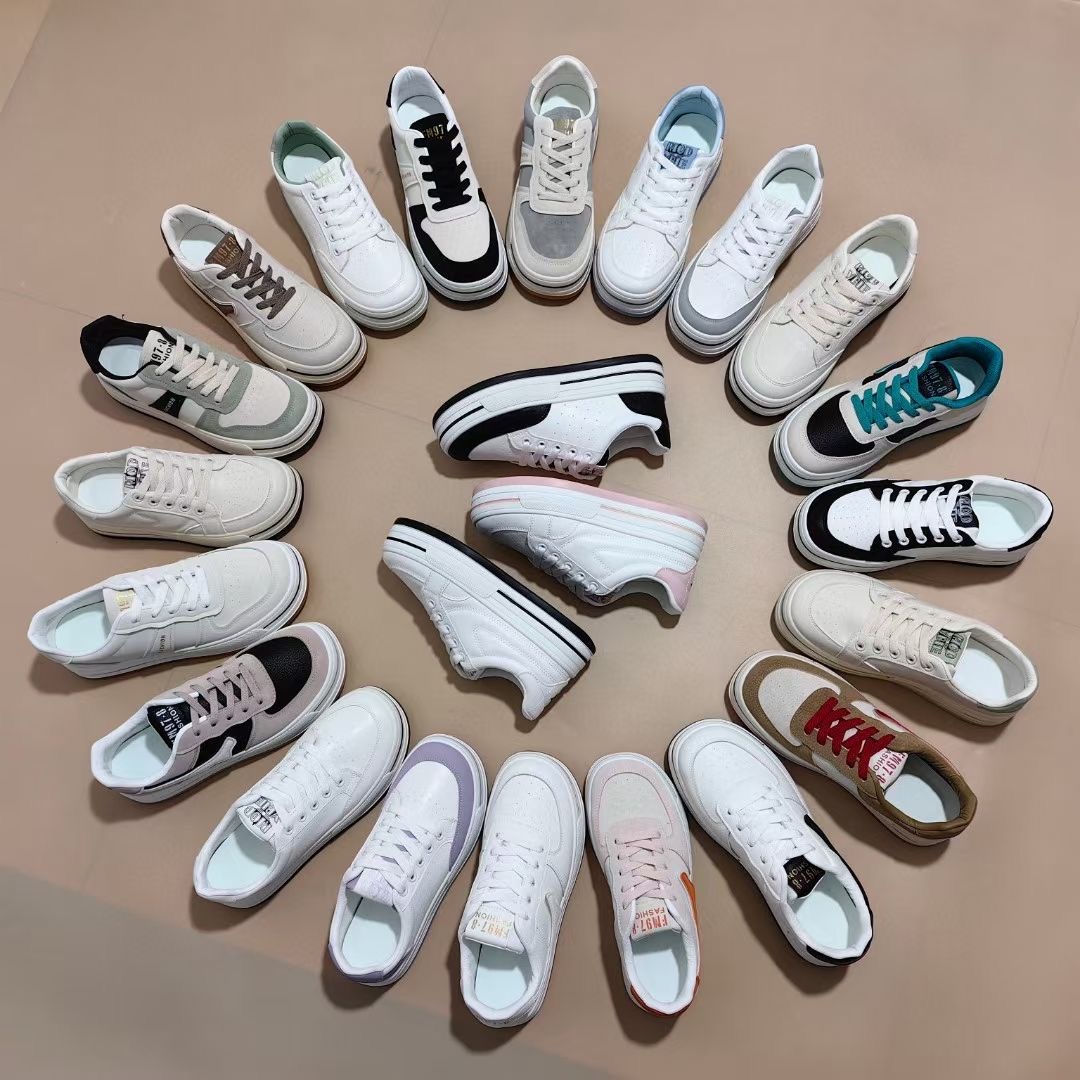 春季时尚鞋处理断码运动鞋 杂款库存鞋供应软底平底