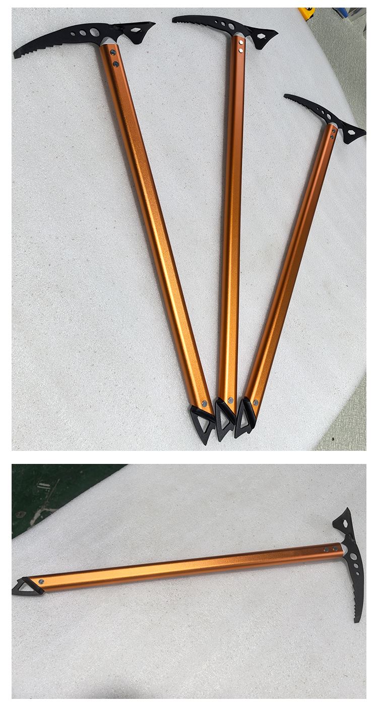 雪域专用冰镐冰爪 多功能冰斧攀冰器 加厚合金锚点户外冰面攀登工具