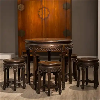 黄花梨餐桌椅上门维修保养 材料匹配 