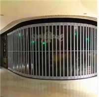 惠州透明水晶电动卷闸门 商场服装店专柜卷帘