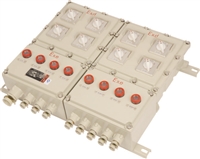 粉尘防爆环境 防爆按钮控制箱 铝合金外壳急停开关操作柱