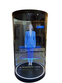 广西全息舱AI数字人全息台  全息虚拟演绎数字人演示