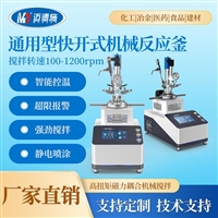 通用型快开式机械反应釜 实验室小型垫加热机械搅拌器 加氢反应釜