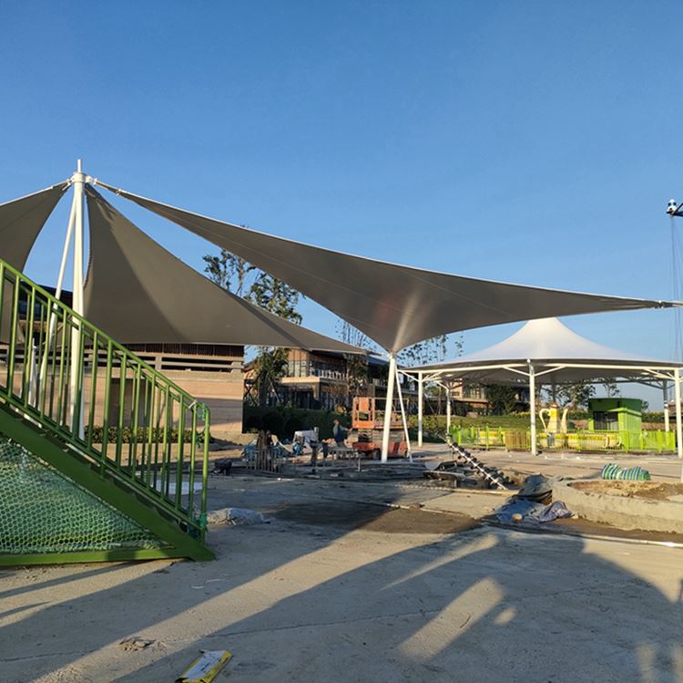 厚朴膜结构 供应 中学生游乐场膜结构 简洁大方  不易变形 外形美观