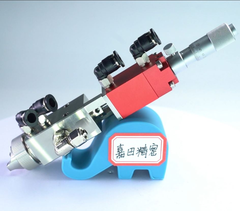 嘉田精密 供应顶针式手动点胶阀 大流量点胶枪 单液点胶设备