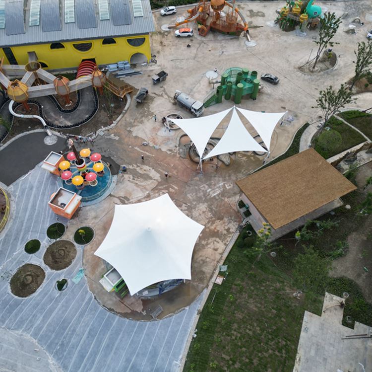 厚朴膜结构 乐园遮阳棚膜结构 简洁大方  按需定制 优良材质