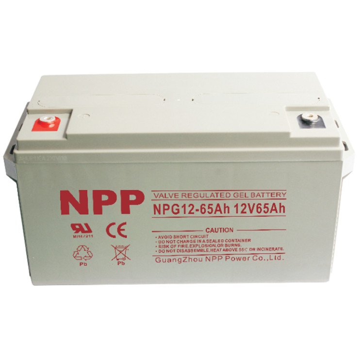 耐普NPP NPG12-65AH 12V65AH通信机房设备UPS/EPS直流屏蓄电池