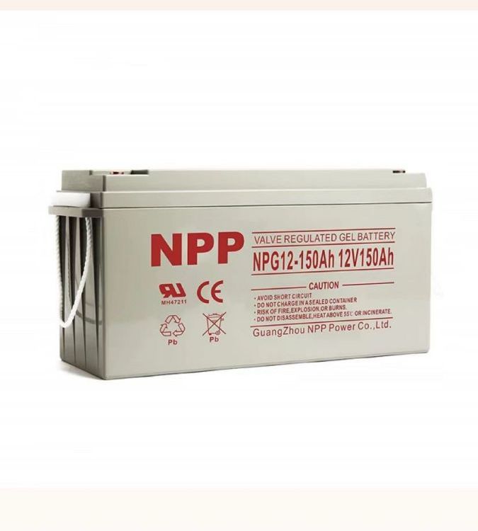 耐普蓄电池NPP 12V150AH 铅酸免维护电瓶 NPG12-150AH电池