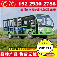 南宁忠辉封闭电动观光车 纯电动观光车厂家