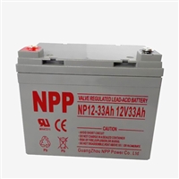 NPP耐普阻燃外壳蓄电池NPG12-33 12V33AH多种输出接口