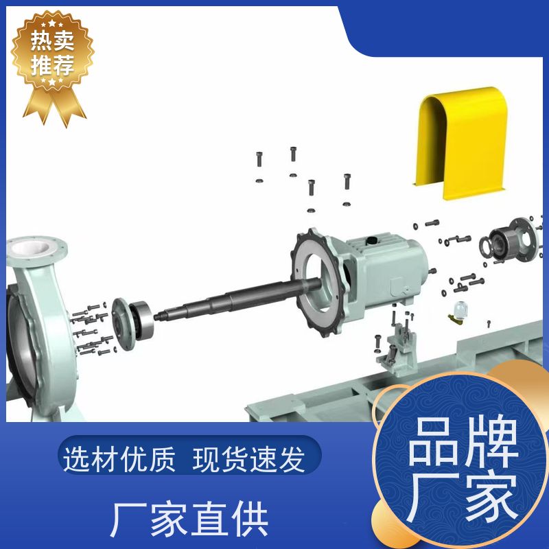 腾龙 压滤机入料泵 衬PVDF 1200小时连续运行 品牌电机