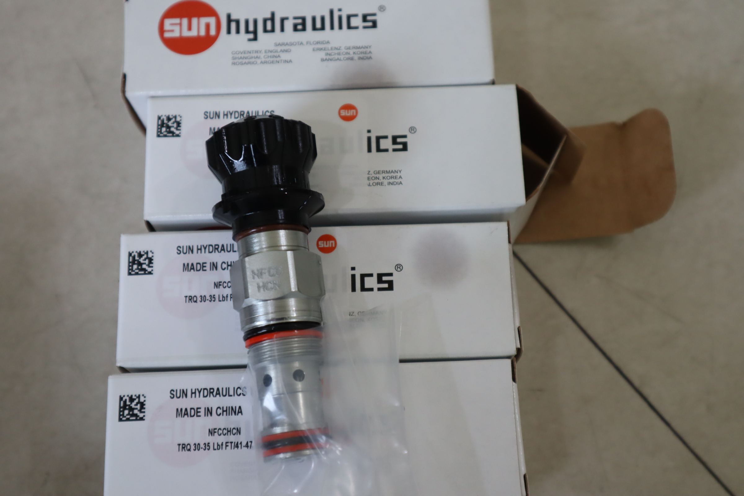 NFCCHCN TRQ 30-35LBF FT/41-47NM 美国太阳SUN HYDRAULICS插装阀