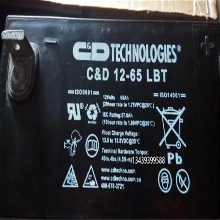 西恩迪大力神蓄电池C&D12-38LBT 12V38AH直流屏 配电柜 UPS电源